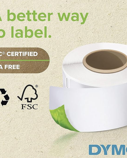 DYMO Authentic LW Large Multi-Purpose Labels, DYMO Labels for LabelWriter Label Printers, 2-1/8" x 2-3/4", 1 Roll of 320