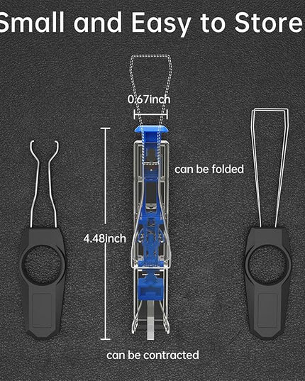 KEMOVE P10-V1 4-Claw Switch & Keycap Puller for Mechanical Keyboards - Ergonomic Pain-Free Design, 304 Stainless Steel Omni-Directional Tool for Effortless Switch/Keycap Removal