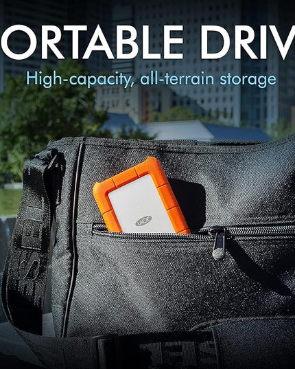 Seagate Rugged STFR5000800 5 TB External Hard Drive, Portable