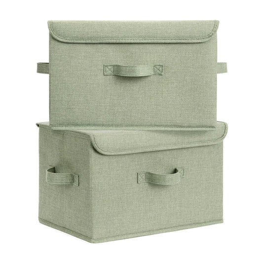 GRANNY SAYS Memory Keepsake Storage Box, Fabric Storage Bins with Lids