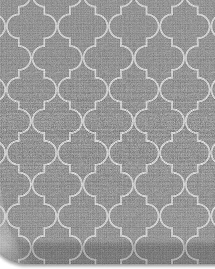 GelPro Elite Premier Anti-Fatigue Kitchen Comfort Floor Mat, 20x36", Trellis Classic Grey