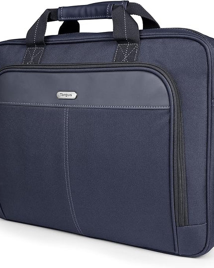 Targus Classic Slim Laptop Bag - Ergonomic Briefcase and Messenger Bag - Spacious Foam Padded for Laptops and Under