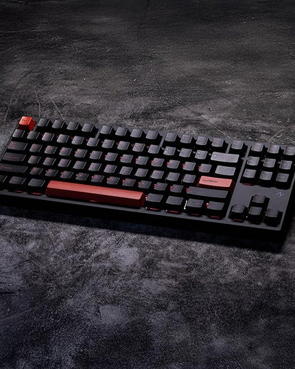 KEEBMONKEY WOBKEY Crush 80 Reboot CNC Aluminum 5-Second Quick-Release Triple-Mode Connectivity Mechanical Keyboard with Superior Acoustics (Pro Black)