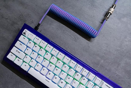 Pwnage Ceramic Keycaps - 60 65 75 100 Percent, Full Set Elegant Key caps, Custom 120 Keys Cherry Profile for 61/68/84/87/98/100 Cherry Gateron MX Hall Effect HE Mechanical Keyboards, White
