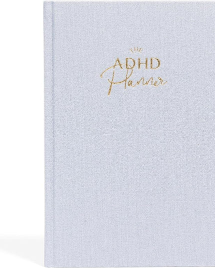 The ADHD Planner for Adults - Undated Daily & Weekly ADHD Journal for Disorganized People, 90 Days - Habit Tracker, Record Emotions & Mood - Academic Goals - Structure & Focus for Adults Brains
