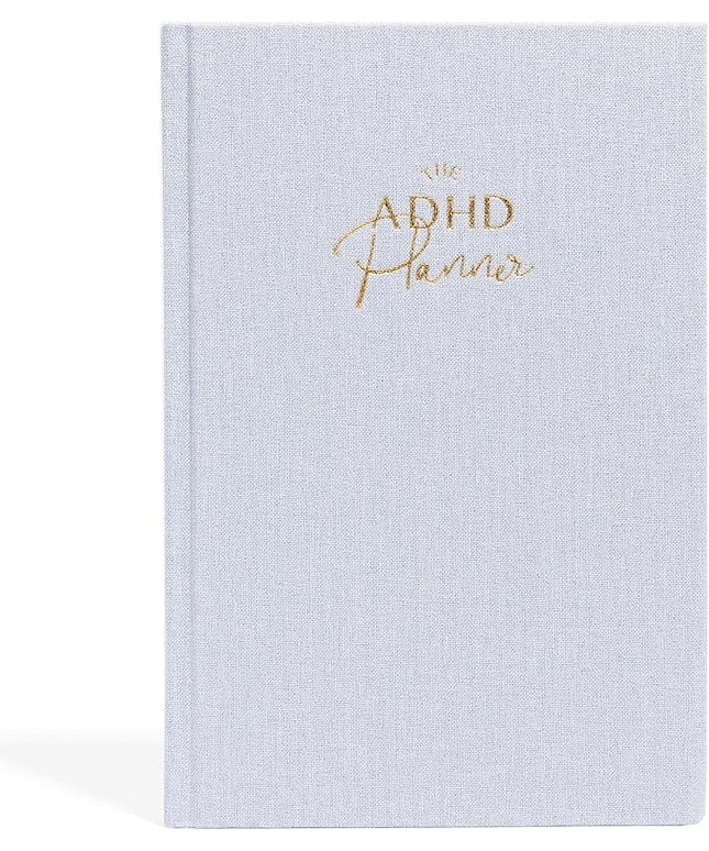 The ADHD Planner for Adults - Undated Daily & Weekly ADHD Journal for Disorganized People, 90 Days - Habit Tracker, Record Emotions & Mood - Academic Goals - Structure & Focus for Adults Brains