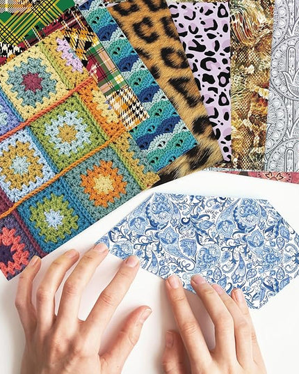 Origami 6x6 Paper Kit 150 Sheets 150 Vivid Colors Double Sided Same Printed Traditional Patterns Square for Arts Crafts Projects Japan Traditional Chiyo.Texture