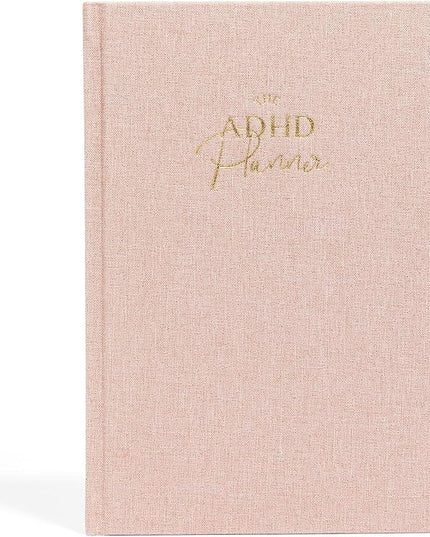 The ADHD Planner for Adults - Undated Daily & Weekly ADHD Journal for Disorganized People, 90 Days - Habit Tracker, Record Emotions & Mood - Academic Goals - Structure & Focus for Adults Brains