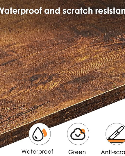 Need 54.3 Inch Large Computer Desk, Modern Simple Style Desk for Home Office, Basic Writing Table for Study Student, Vintage