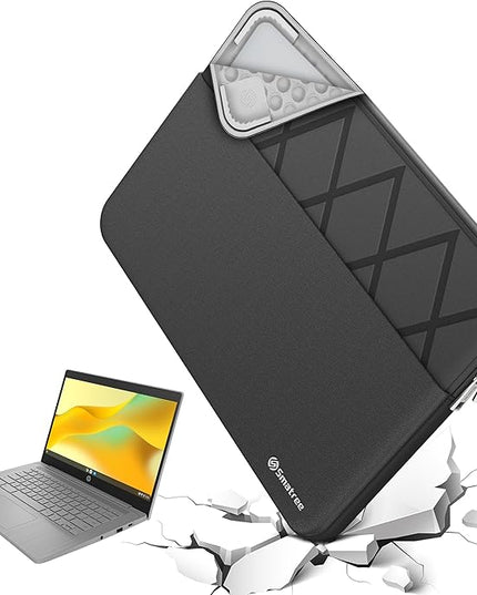 Smatree 14 inch Laptop Sleeve for HP mt22 Mobile Thin Client, HP Laptop Case with Accessory Pocket, YKK Zipper, Patented Shockproof Design (E424)