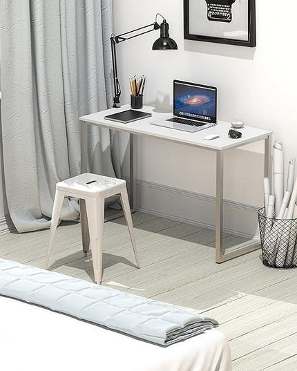 SHW Mission 32-Inch Home Office Computer Desk, White