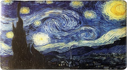 UpNUpCo Artistic Beautiful Anti Fatigue Kitchen Floor Mat - Unique Floor Mats - Pain Relief Padded Kitchen Mats - Floor Mats For In Front Of Sink - Memory Foam 30" X 17.5" X 10mm StarryNight
