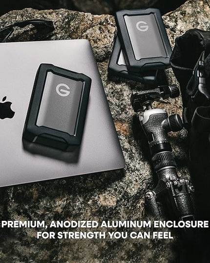 SanDisk Professional 5TB G-Drive ArmorATD - Rugged, Durable Portable External Hard Drive HDD, USB-C, USB 3.2 Gen 1 - SDPH81G-005T-GBA1D