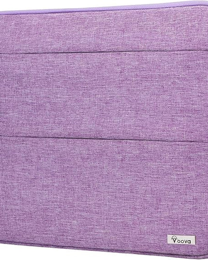 Voova 14 15 Inch Laptop Sleeve Case, Waterproof Computer Bag Cover Compatible with MacBook Air 15 M2/M3/M4 2022-2025, MacBook Pro 15, Hp chromebook 14, 14-15” Dell Lenovo Acer Asus, Lavender