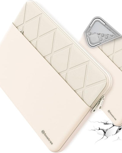 Smatree Laptop Sleeve for 15.6 inch Samsung Galaxy Book5/4/3 360, for Galaxy Book4/4 Edge/3, for GalaxyBook 2 Pro 360/2 Pro/Chromebook Plus, Samsung Laptop Case with Accessory Pocket, White (E614W)