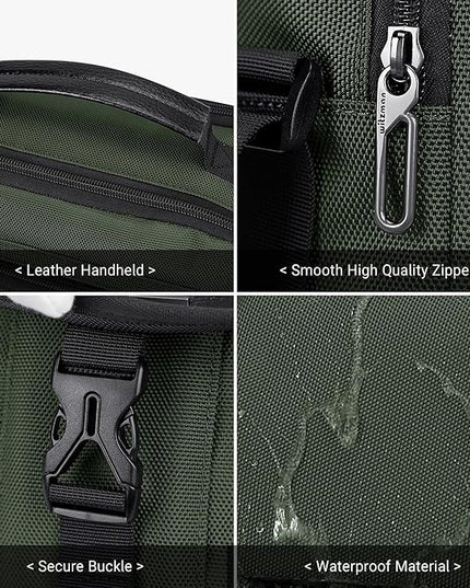WITZMAN Crossbody Bags for Men Travel Shoulder Bag Lightweight Man Purse Small Casual Messenger Bag for Work Traveling