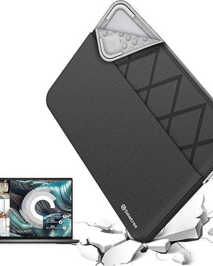 Smatree 14.5 inch Laptop Sleeve for DELL XPS 14 9440, DELL Laptop Case with Accessory Pocket, YKK Zipper, Patented Super Corner Design (E420)