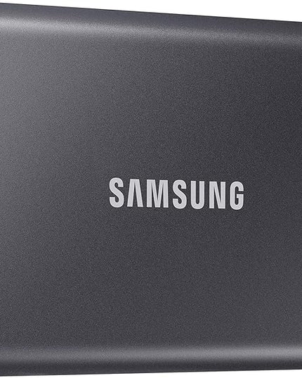 Samsung T7 Portable SSD, 1TB External Solid State Drive, Speeds Up to 1,050MB/s, USB 3.2 Gen 2, Reliable Storage for Gaming, Students, Professionals, MU-PC1T0T/AM, Gray