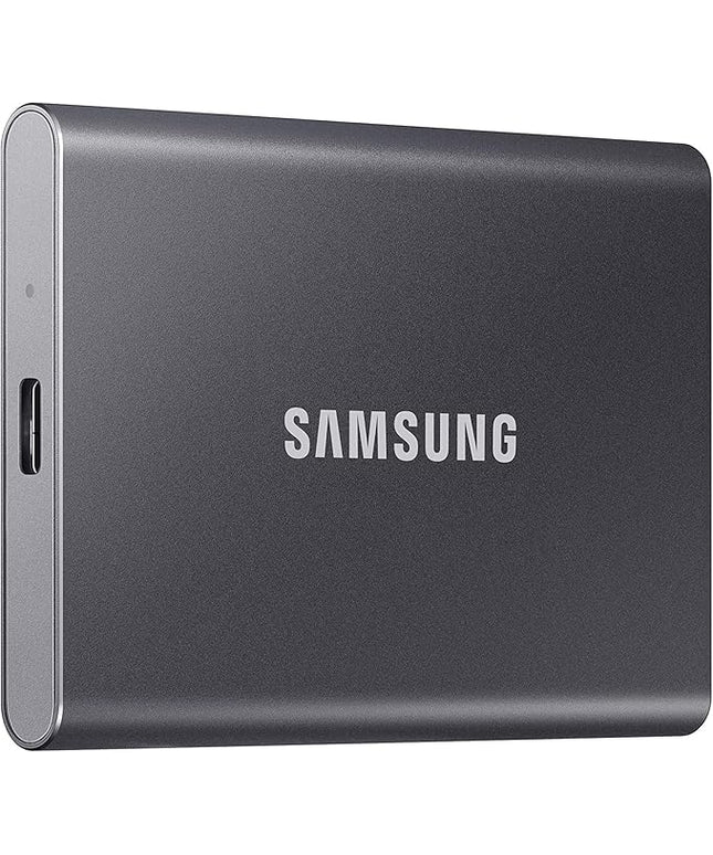 Samsung T7 Portable SSD, 1TB External Solid State Drive, Speeds Up to 1,050MB/s, USB 3.2 Gen 2, Reliable Storage for Gaming, Students, Professionals, MU-PC1T0T/AM, Gray