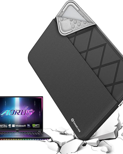 Smatree Laptop Sleeve for 16 inch GIGABYTE G6 KF 2024/G6 MF 2024 Gaming Laptop, for 16 inch GIGABYTE Gaming A16 GA6H, Case with Accessory Pocket, YKK Zipper, Shockproof Design(E649)