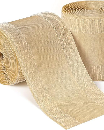 WILLBOND Carpet Cord Cover Cable Protector Floor Cover Cable Protector Management Only for Commercial Office Carpet(19.69 ft,Khaki)