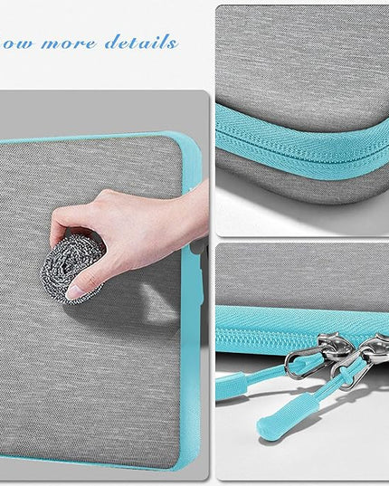Hseok Laptop Case 15.6 Inch Sleeve, Shockproof Protective Water Repellent with Accessory Pocket,Compatible with Mac Pro 16 inch 2025-2019, Sleeve Bag for Most 15 15.6 16 Notebooks,L02G02