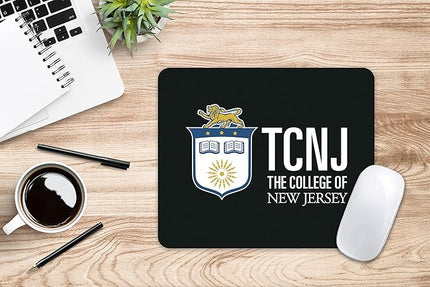 OTM Essentials The College of New Jersey Standard Fabric Mouse Pad, Desk Accessories, Standard Fabric Gaming Mouse Pad