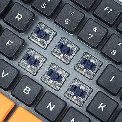 Kailh PG1350 Choc V1 Mechanical Keyboard Switch kailh Low Profile switches for Mechanical Gaming Keyboard, 5-Pin Switches (Navy Blue-35PCS)