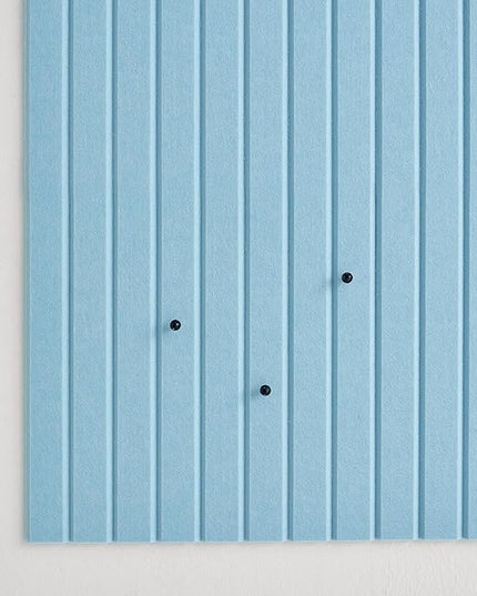 Large Bulletin Board 48x36- Office Wall Organizer to Replace Your Old Cork Boards for Walls for Office Decor -12-Pack Felt Wall Panels to Use in Home Office Decor, Classroom Decor (Baby Blue)