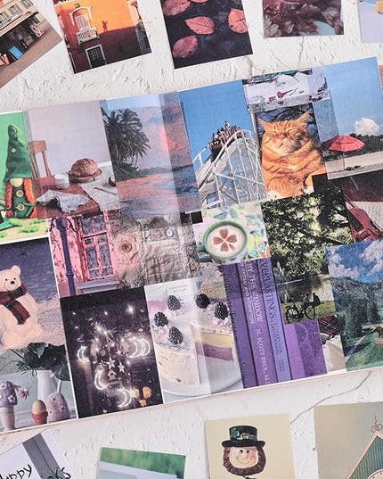 12 Sets 600 Sheets Washi Stickers for Journaling, Nature Season Festival Travel Flower Stickers Vintage Aesthetic Scrapbook Sticker Set for Bullet Journal Art Diary Card Craft Gifts Planner Notebook