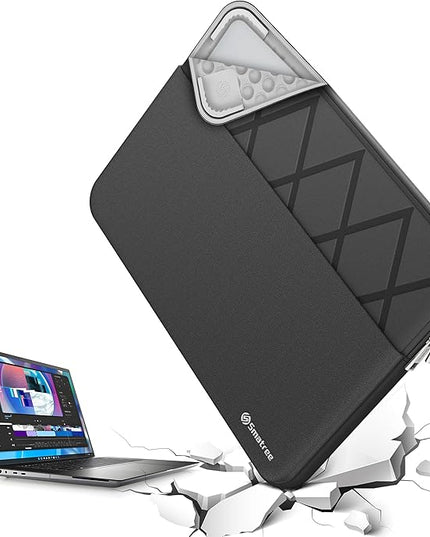 Smatree Laptop Sleeve for 13.3 inch DELL Latitude 5330/5340/3340,for 13.3 inch DELL Latitude 3330 2-in-1/5350,Case with Accessory Pocket,YKK Zipper,Patented Shockproof Design(E454)