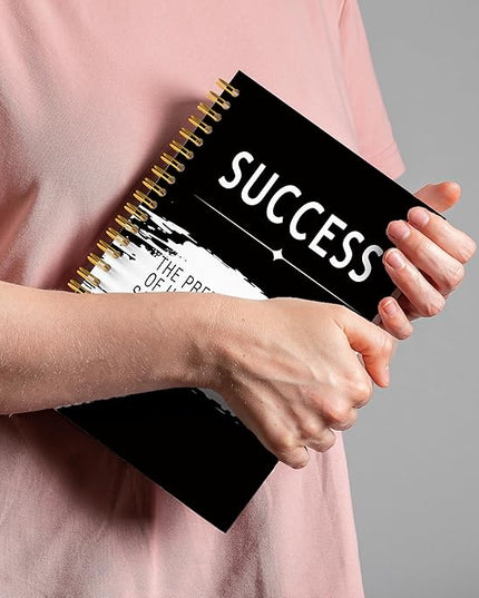 Success Quotes Inspirational Notebook Journal, Motivational Office Notebooks for Work, Inspirational Gifts for Women Men, Office Gifts for Coworkers, Hardcover Spiral Notebook 5.5x8.3