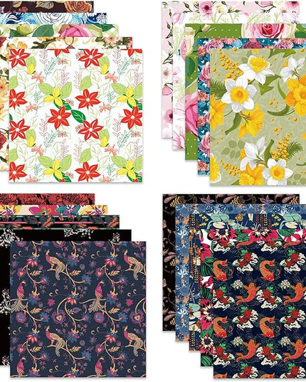 Origami Paper Kit 100 Sheets 70GSM 6 Inch Square Double Sided Color 100 Vivid Solid Colors for Hand Crafts Origami Paper Arts Creativity.Rose Flower