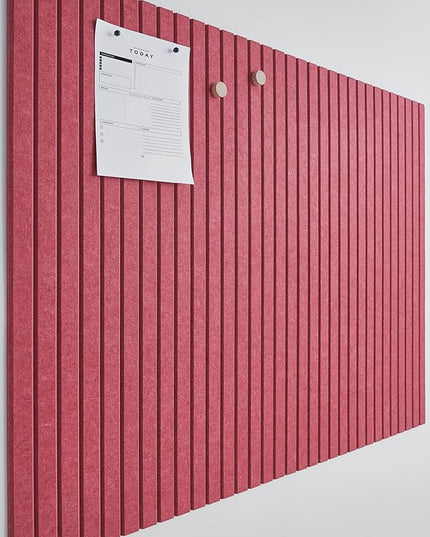 Large Bulletin Board 48x36 - Office Wall Organizer to Replace Your Old Cork Boards for Walls for Office Decor -12-Pack Felt Wall Panels to Use in Home Office Decor, Classroom Decor (Burgundy)