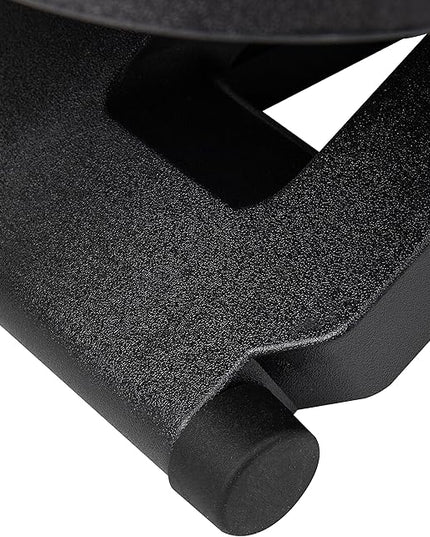 Mind Reader Foot Rest, Under Desk at Work, Ergonomic, Height Adjustable, Office, Plastic, 17"L x 13"W x 6.25"H, Black