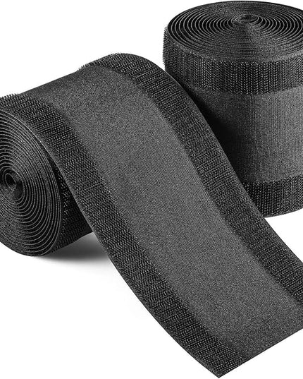 WILLBOND Carpet Cord Cover Cable Protector Floor Cover Cable Protector Management Only for Commercial Office Carpet(19.69 ft,Black)