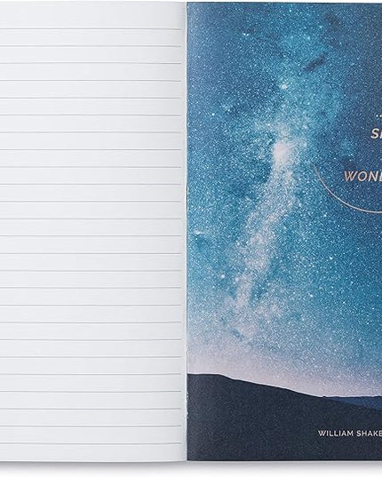 Compendium Softcover Journal - Look to the Stars – A Write Now Journal with 128 Lined Pages, 5”W x 8”H