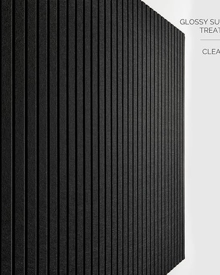 Large Bulletin Board 48"x36" - Office Wall Organizer to Replace your Old Cork Boards for Walls for Office Decor - 12-pack Felt Wall Panels for Use in Home Office Decor, Classroom Decor (Black)