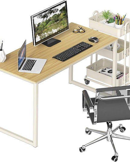 SHW Mission 48-Inch Home Office Computer Desk, Oak