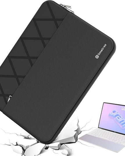 Smatree 14 inch Laptop Sleeve for LG gram Style 14 OLED, for LG gram 14 or 2-in-1, Protective Laptop Case with Accessory Pocket, YKK Zipper, Patented Super Corner Design (E413)