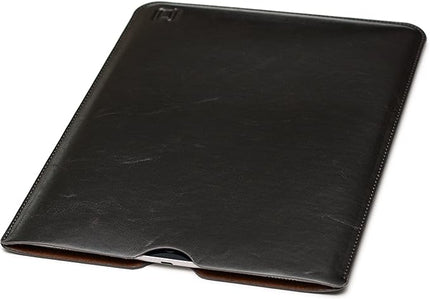 Dockem Executive Sleeve for iPad 9, 8, 7 (2021, 2020 & 2019), Air 3 (2019), Pro 10.5 (2017): Premium Synthetic/Vegan Leather w/Soft Microfiber Liner: Slim, Simple, Slip-on Tablet Case [Dark Brown]