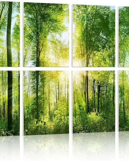 YPY Sound Proofing Panels for Walls: 8 Pack 48"x32" Decorative Art Acoustic Panel Sound Dampening Panels Absorbing Treatment