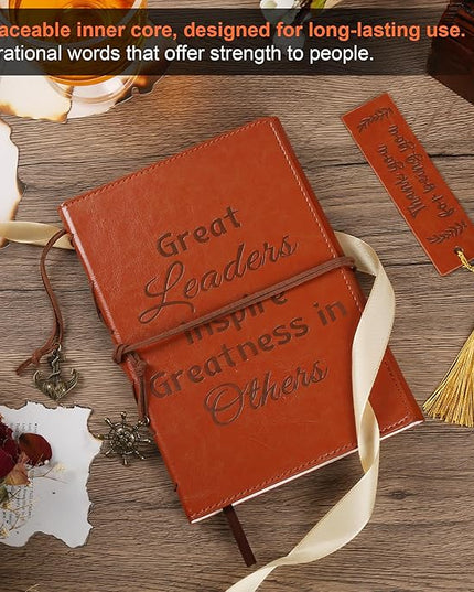 Cool Best Thank You Gifts For Bosses Coworkers Leadership Manager Coach Women And Men Journaling Notebooks New Job Appreciation Going Away Inspirational Retirement Farewell Gifts