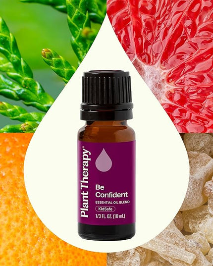 Plant Therapy Be Confident Essential Oil Blend 10 mL (1/3 oz) 100% Pure, Undiluted, Natural Aromatherapy