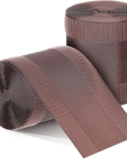 WILLBOND Carpet Cord Cover Cable Protector Floor Cover Cable Protector Management Only for Commercial Office Carpet(19.69 ft,Brown)