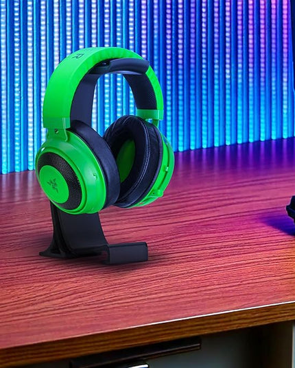 BRAINWAVZ Desktop Headphone Stand - Curved Hanger with Non-Slip Base & Cable Management- Compatible with SteelSeries, Sennheiser, Razer, Bose, Sony & More – (HP037)