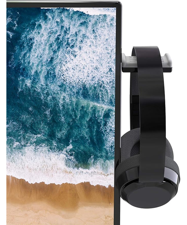 TotalMount Monitor Stand for Headphones and Headsets (Premium-Grade Holder Saves Desk Space and Protects Headphones)