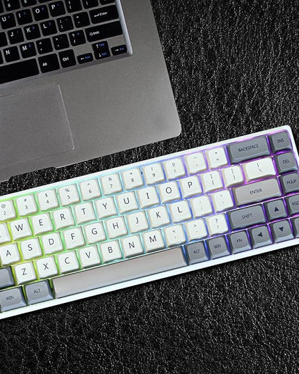 Guffercty kred XDA Profile Keycaps 137 PBT Key Retro Cap Cover Set Dye Sublimation for Cherry Mx Switch Mechanical Keyboard (XDA/Enlightenment)