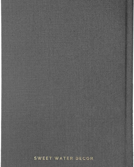 Sweet Water Decor Be Still and Know Notebook for Women - Bible Study Notes Journal, Church Notes Journal with Ribbon Bookmark - 100 Ruled Pages for Writing, Diary with Fabric Inspirational Cover