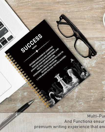 Success Inspirational Notebook Journal, Motivational Journal Notebooks for Work, Inspirational Gifts for Women Men, Gifts for Office Coworkers, Hardcover Spiral Notebook 5.5x8.3